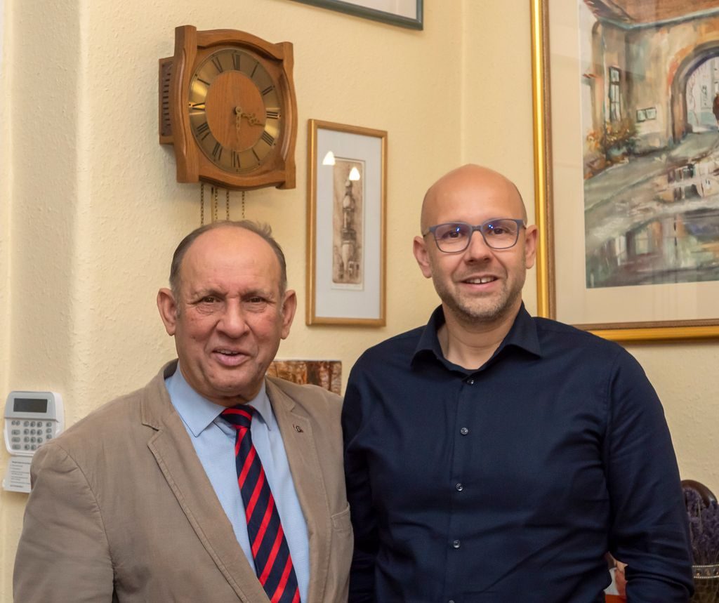 Schneider István Gábor és édesapja